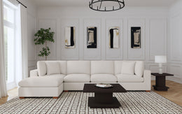 Lakeview  Upholstered Modular Sectional Chocolate