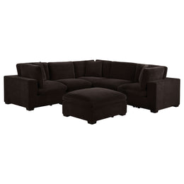 Lakeview  Upholstered Modular Sectional Chocolate