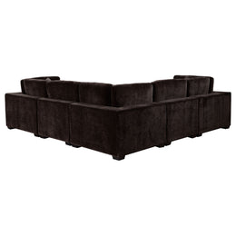 Lakeview  Upholstered Modular Sectional Chocolate