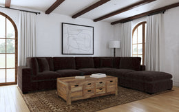 Lakeview  Upholstered Modular Sectional Chocolate