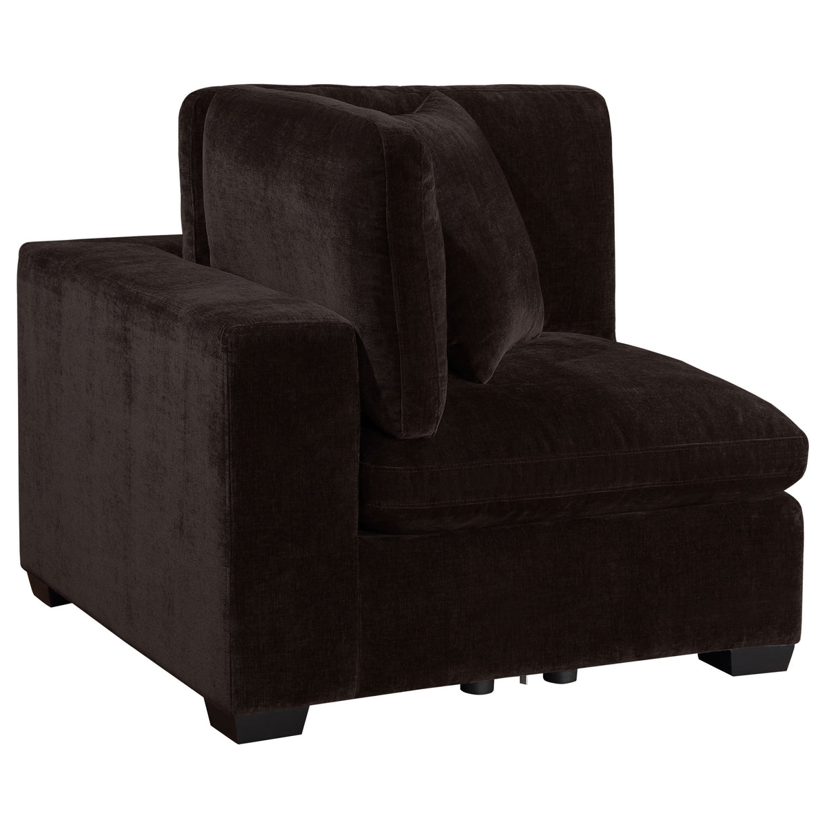 Lakeview  Upholstered Modular Sectional Chocolate