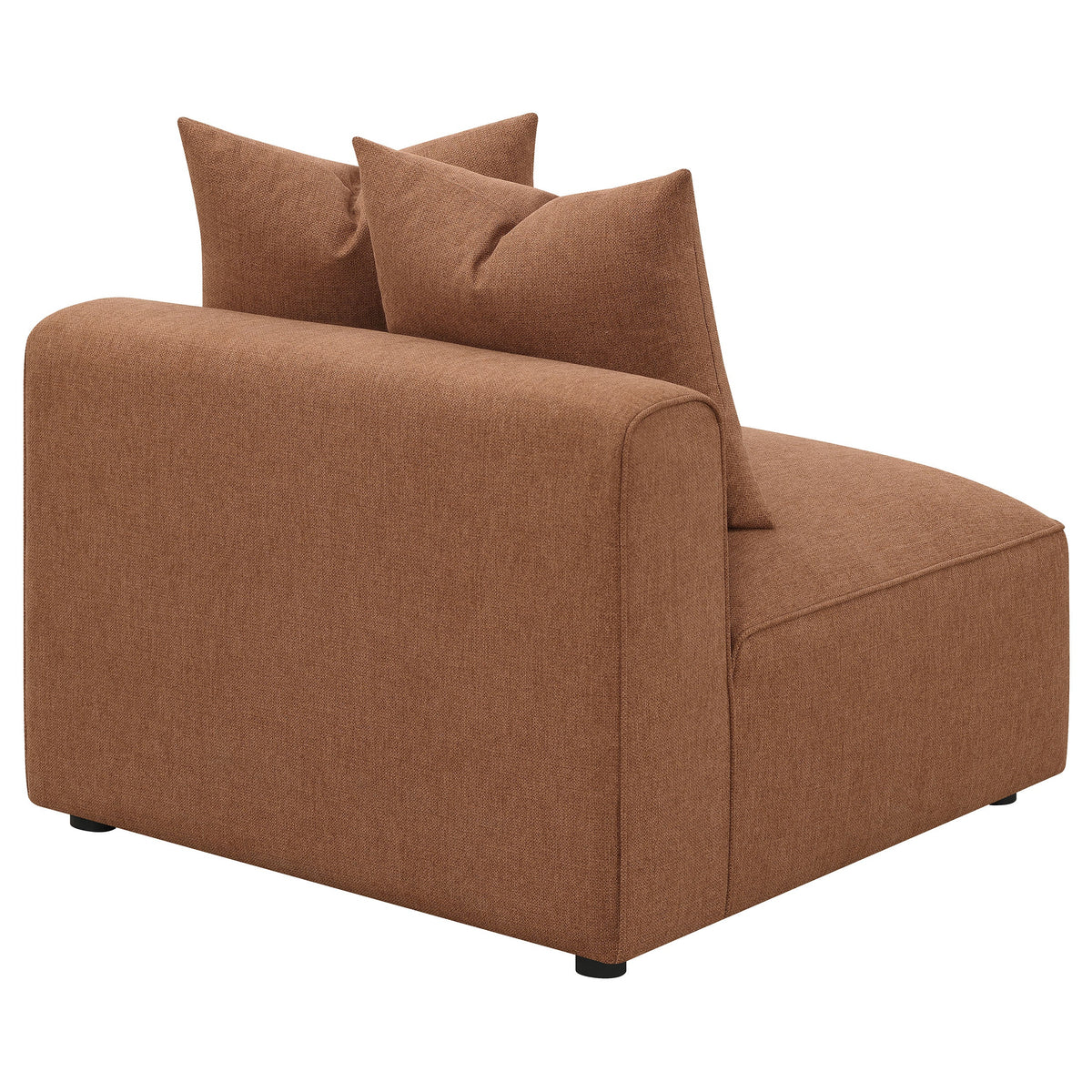Jennifer Upholstered Armless Chair Grey