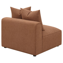 Jennifer Upholstered Armless Chair Grey