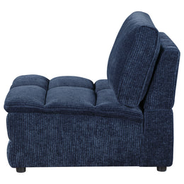 Atlantic 6-piece Upholstered Modular Sectional Sofa Blue
