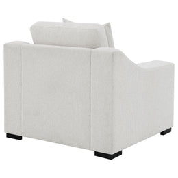 Ashlyn Fabric Upholstered Track Arm Accent Chair Sand