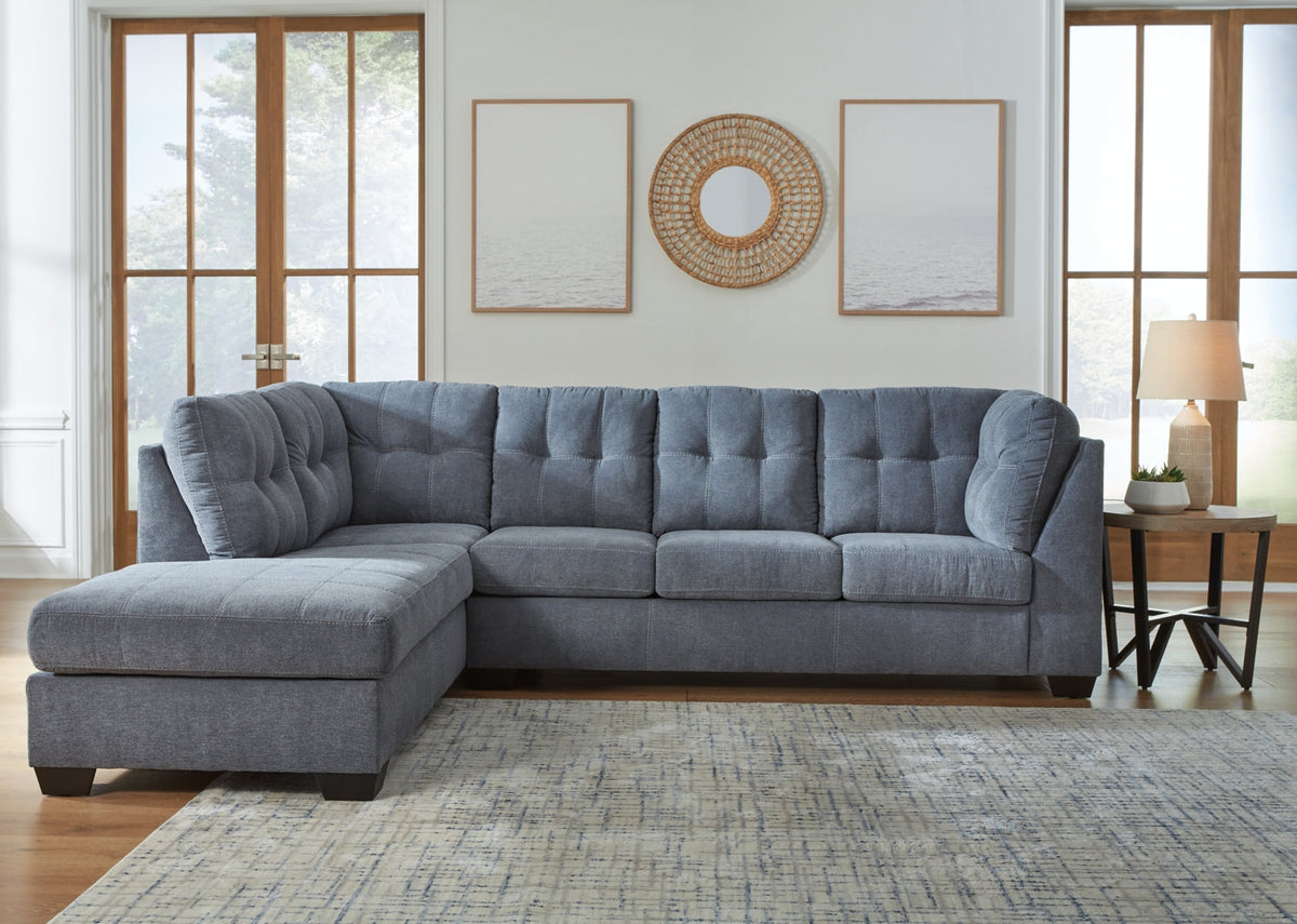 Marleton 2-Piece Sectional with Ottoman