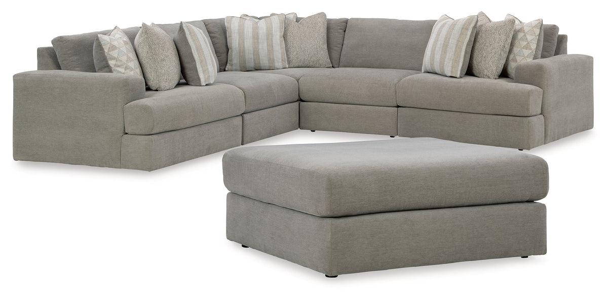 Avaliyah 3-Piece Sectional with Ottoman