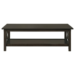 Rachelle  Rectangular Coffee Table Set Deep Merlot