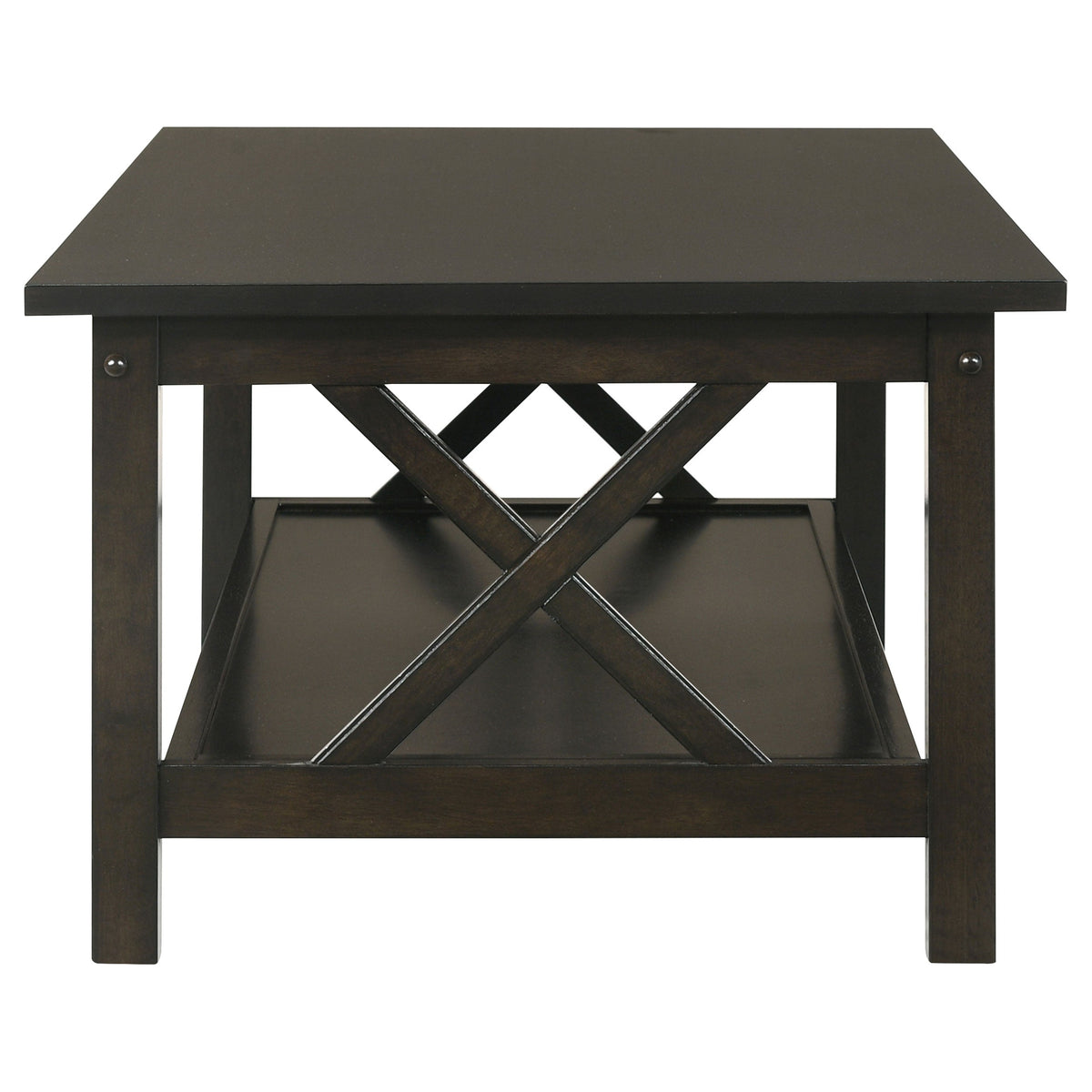 Rachelle  Rectangular Coffee Table Set Deep Merlot