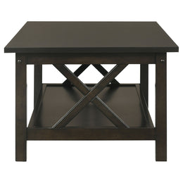 Rachelle  Rectangular Coffee Table Set Deep Merlot