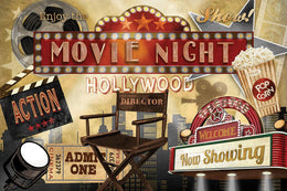 Movie Night By Conrad Knutsen Giclee Canvas