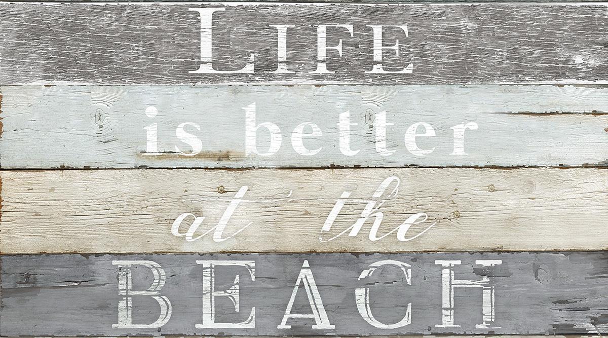 Life Better Beach By Kelly Donovan Giclee Canvas