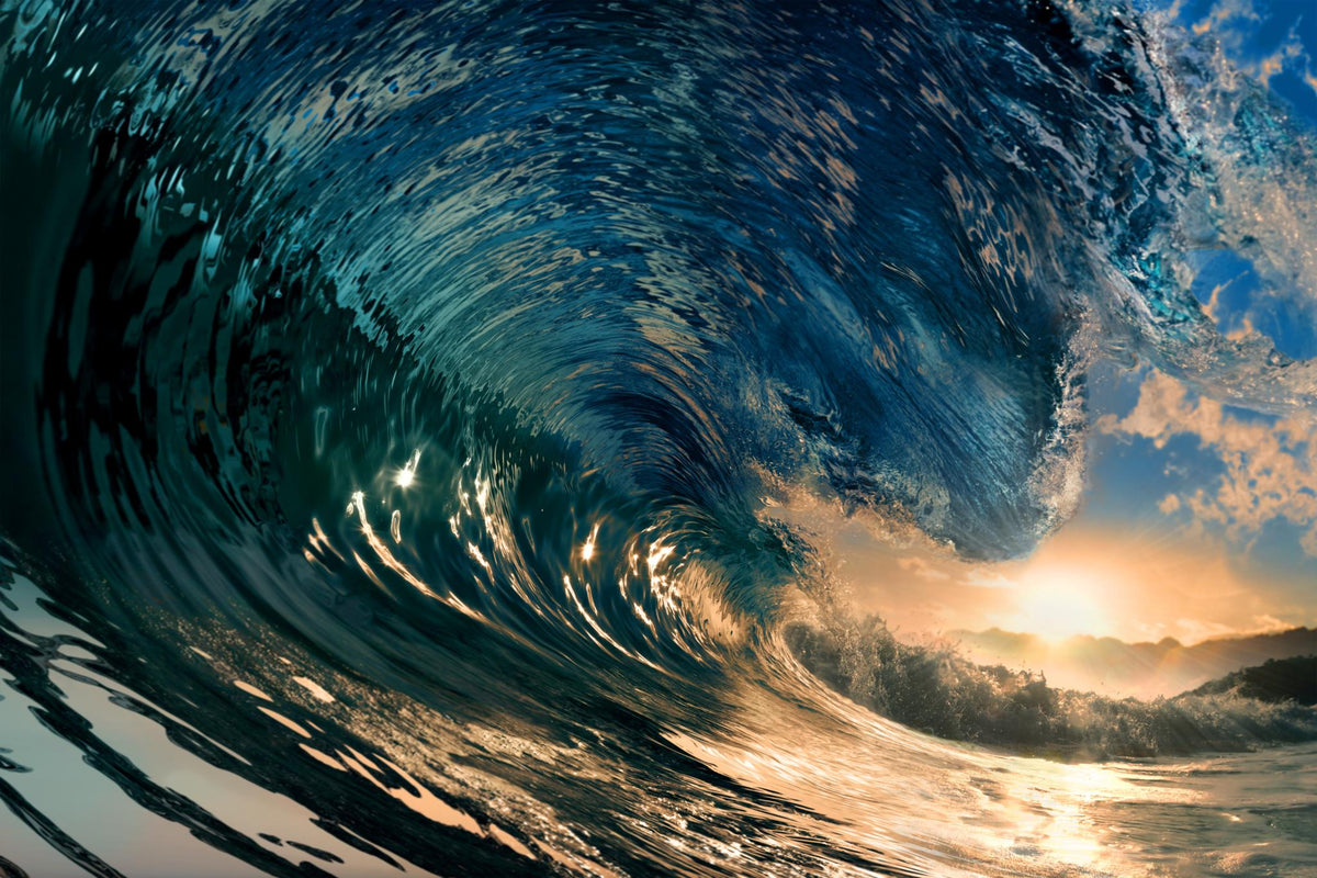 Ocean Wave Giclee Canvas
