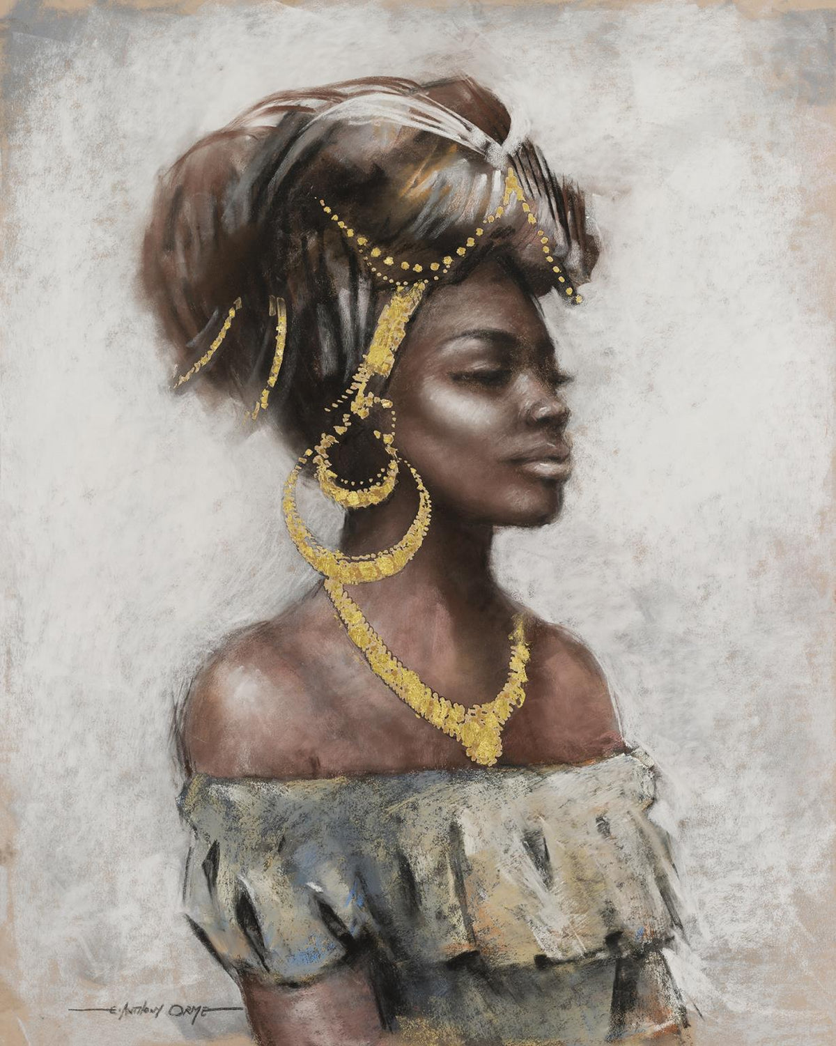 Beauty And GraceÂ  By Orme Giclee Canvas