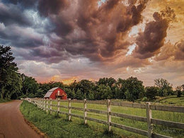 Colorful Country Clouds By Dakota Diener Giclee Canvas