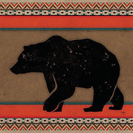 Out West Bear By Mollie B. Giclee Canvas