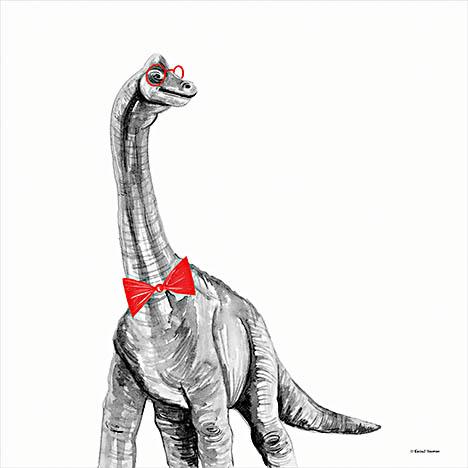 Longneck In A Bow Tie By Rachel Nieman Giclee Canvas