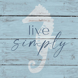 Live Simply By Susan Jill Giclee Canvas
