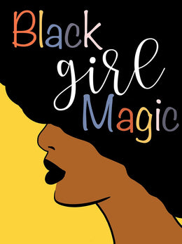 Black Girl Magic By Cad Designs Giclee Canvas