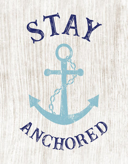Stay Anchored By Cad Designs Giclee Canvas