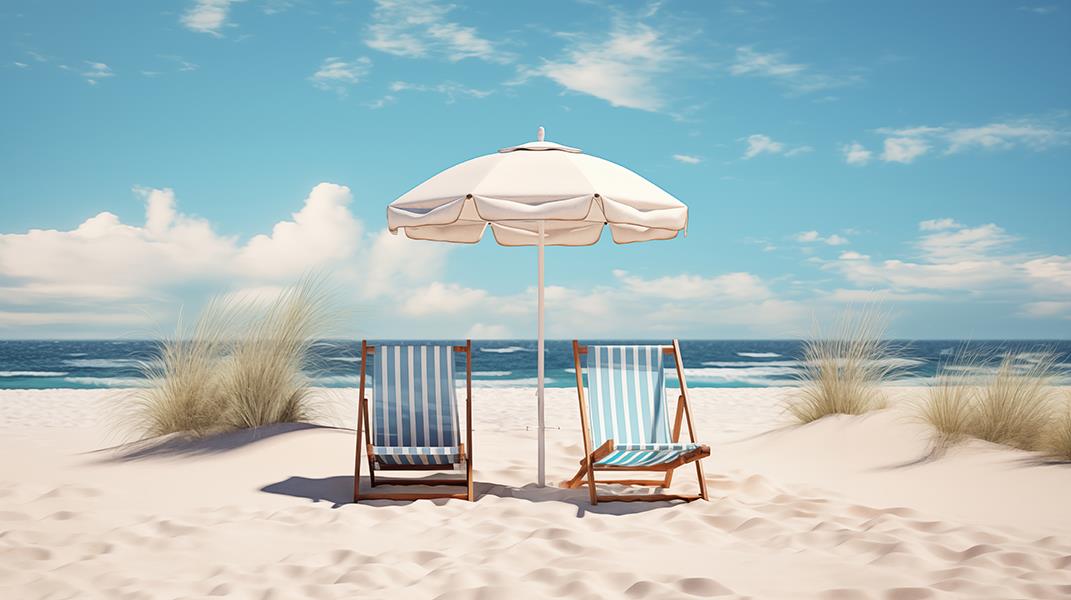 A Day In The Sand Giclee Canvas