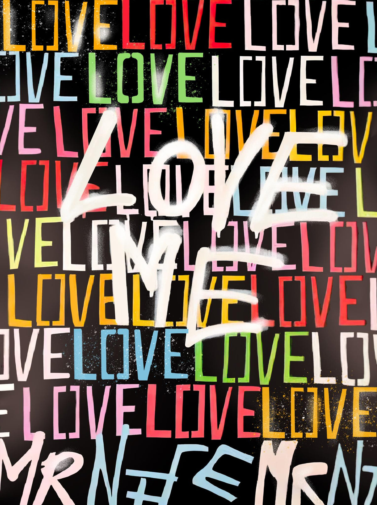 Love Me Giclee Canvas