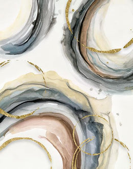 Gold Elasticity Ii By Nan Giclee Canvas