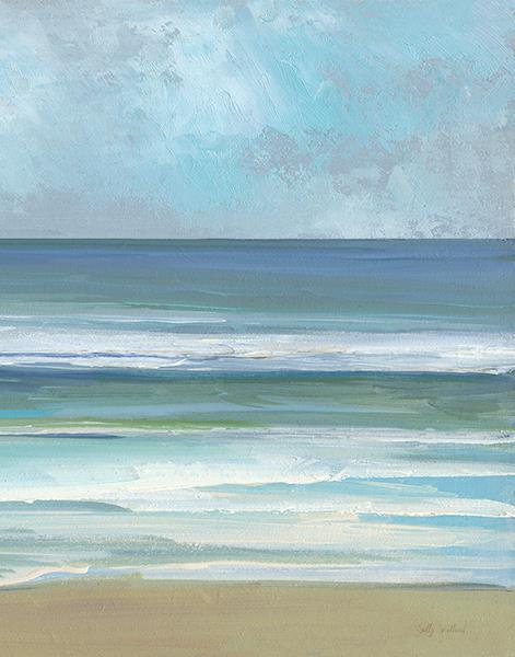 Gentle Waves Ii By Sally Swatland Giclee Canvas