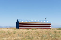 Patriotic Barn By Piddix Giclee Canvas