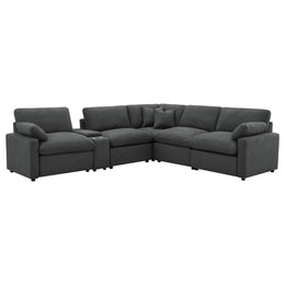 Collins  Modular Power Reclining Sectional Dark Grey