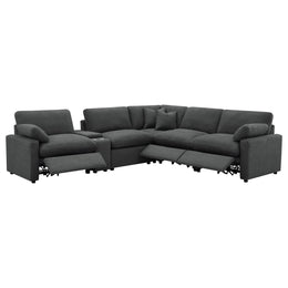 Collins  Modular Power Reclining Sectional Dark Grey