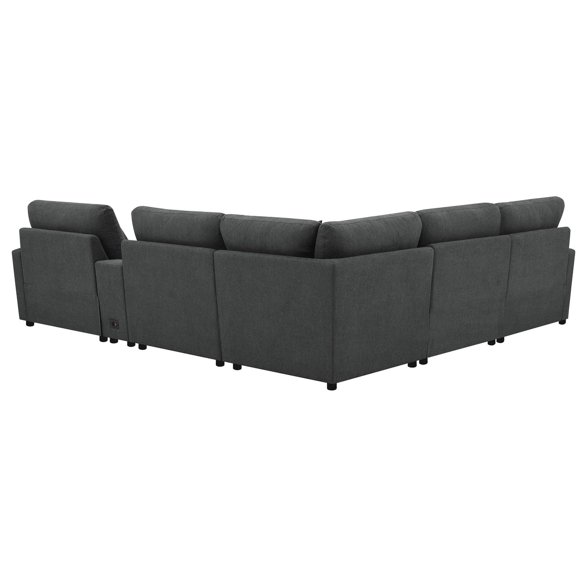 Collins  Modular Power Reclining Sectional Dark Grey