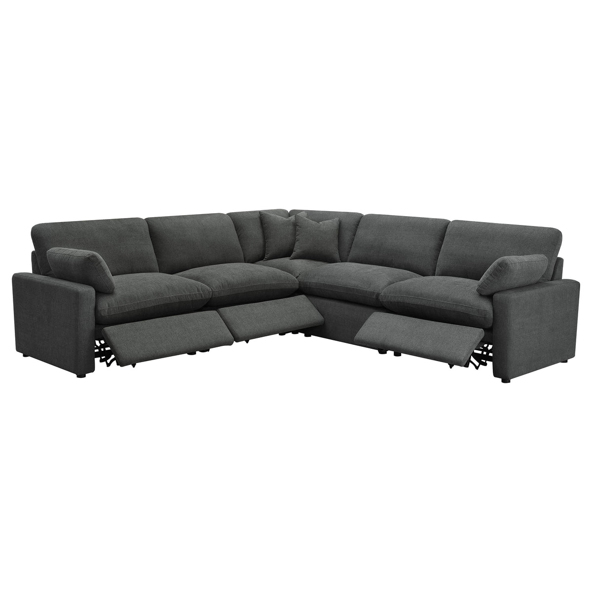 Collins  Modular Power Reclining Sectional Dark Grey