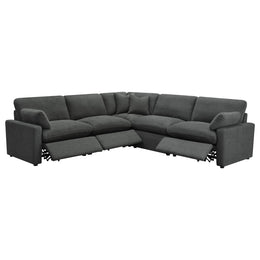 Collins  Modular Power Reclining Sectional Dark Grey