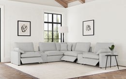 Collins  Modular Power Reclining Sectional Dark Grey