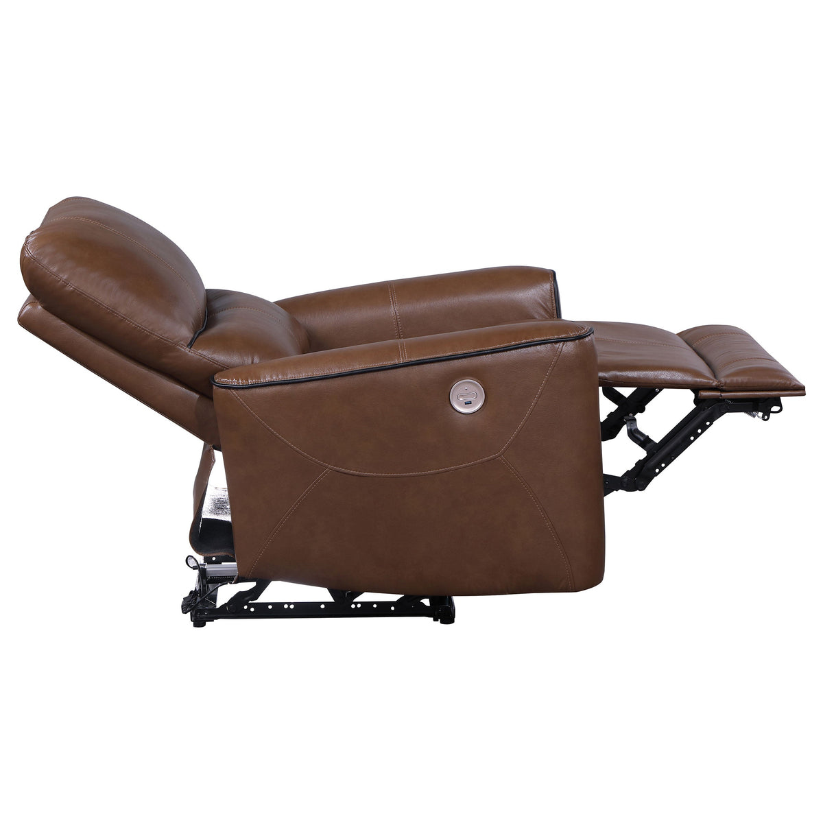 Greenfield Upholstered Power Recliner Chair Dove Grey