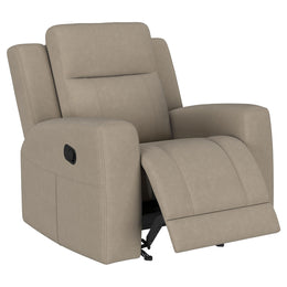 Brentwood Upholstered Recliner Chair Dark Charcoal