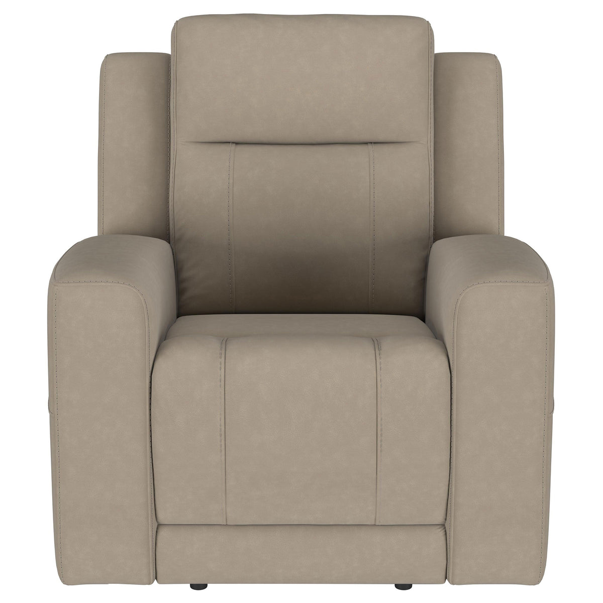 Brentwood Upholstered Recliner Chair Dark Charcoal