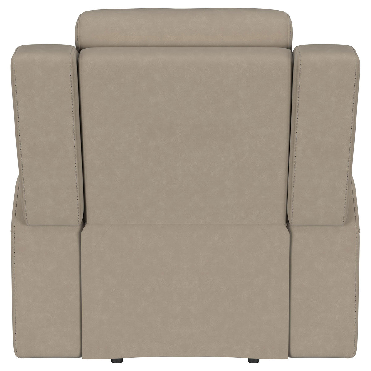 Brentwood Upholstered Recliner Chair Dark Charcoal