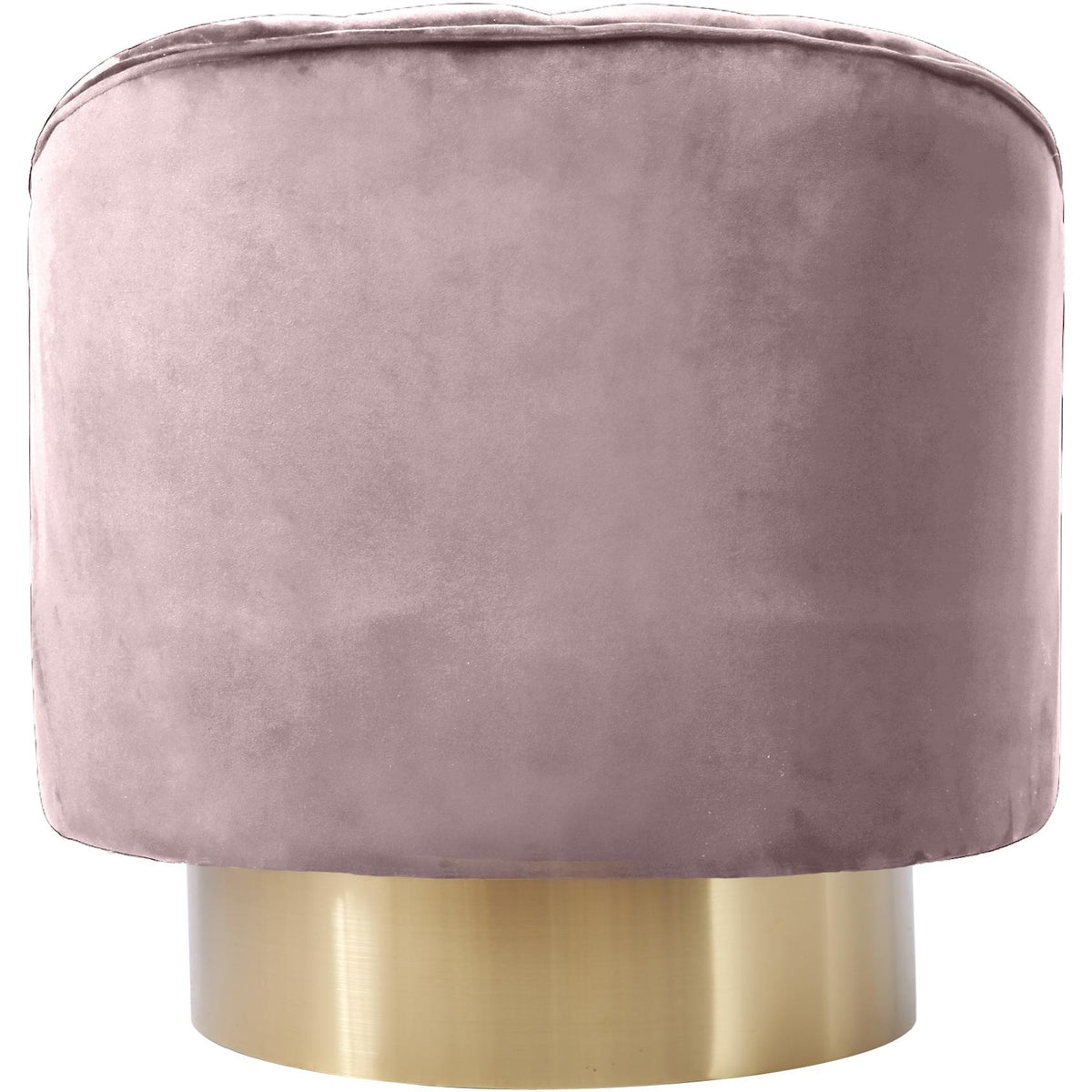 Meridian Farrah Pink Velvet Accent Chair