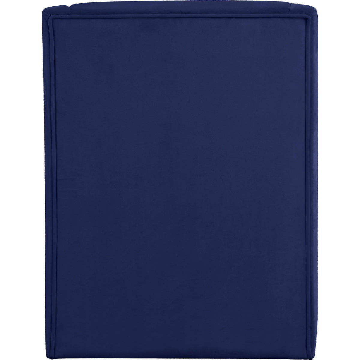 Meridian Rivet Navy Velvet Accent Chair
