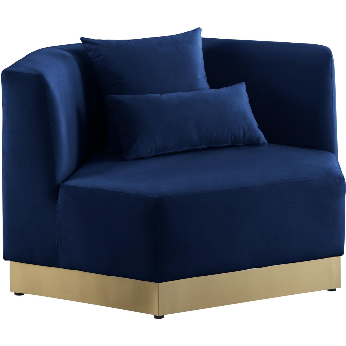 Meridian Marquis Navy Velvet Chair
