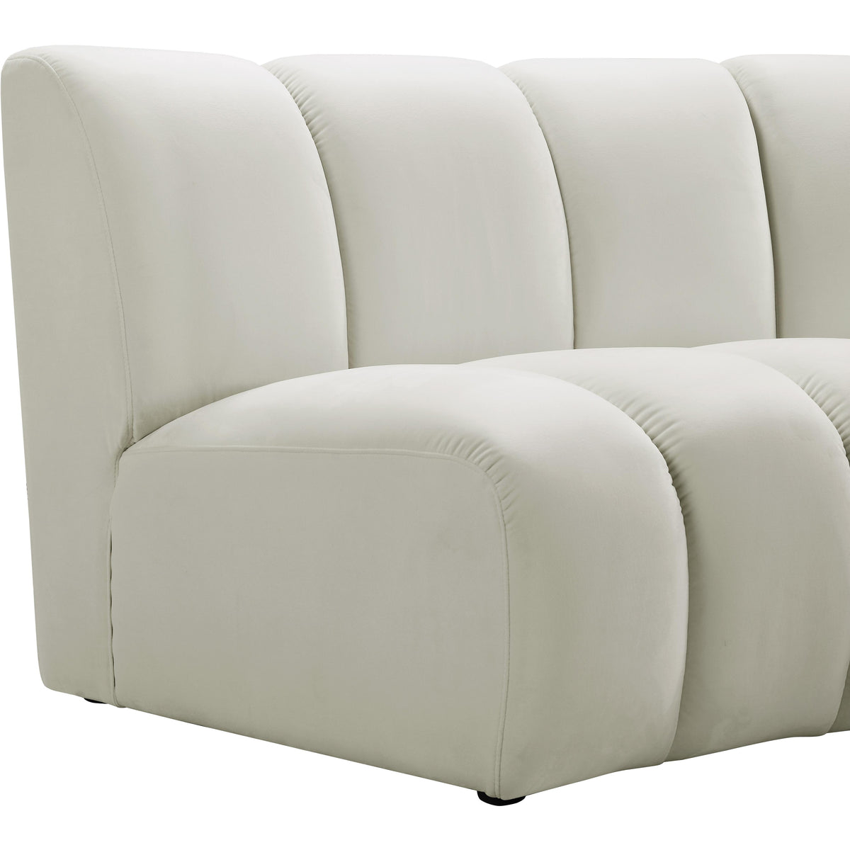 Meridian Infinity Cream Velvet Modular Chair