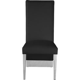 Meridian Porsha Black Vegan Leather Dining Chair