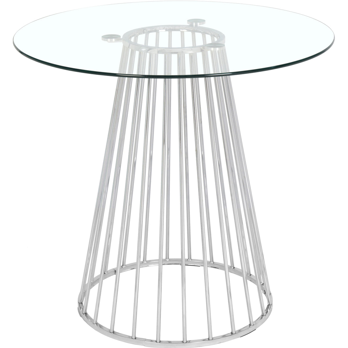 Meridian Gio Chrome Counter Height Table