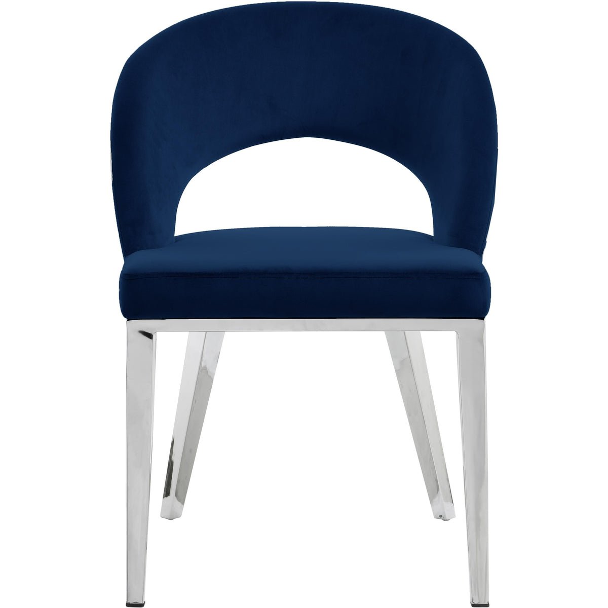 Meridian Roberto Navy Velvet Dining Chair