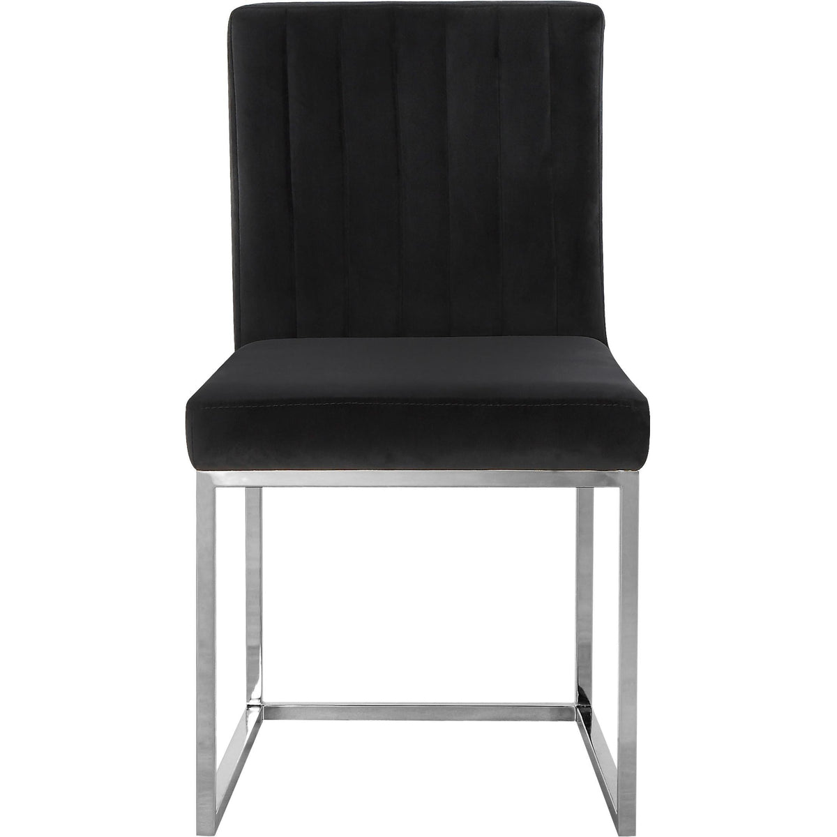 Meridian Giselle Black Velvet Dining Chair