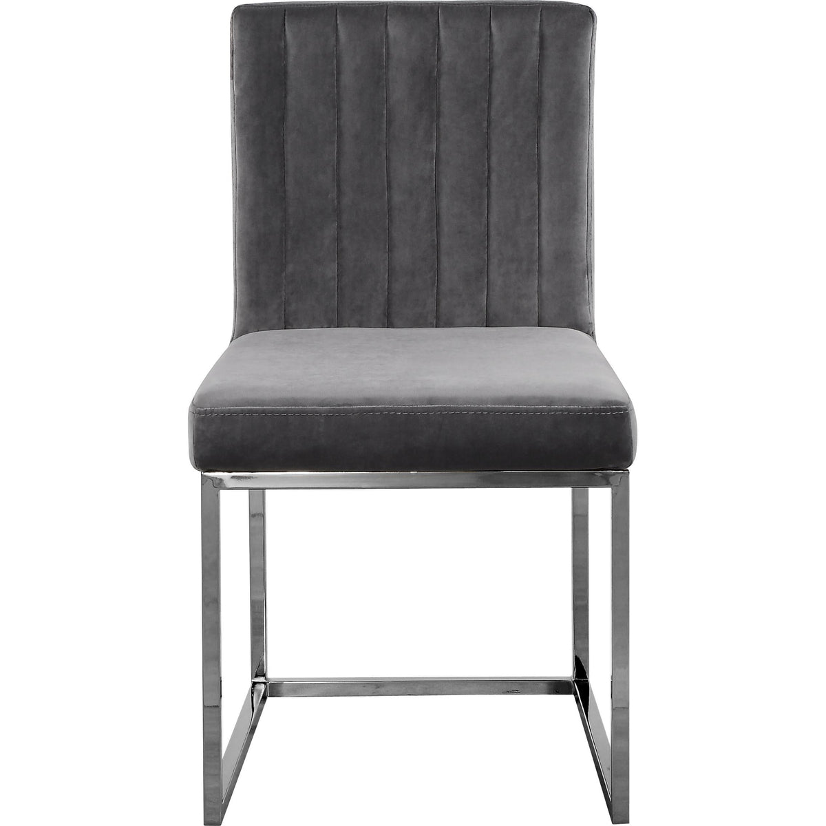 Meridian Giselle Grey Velvet Dining Chair