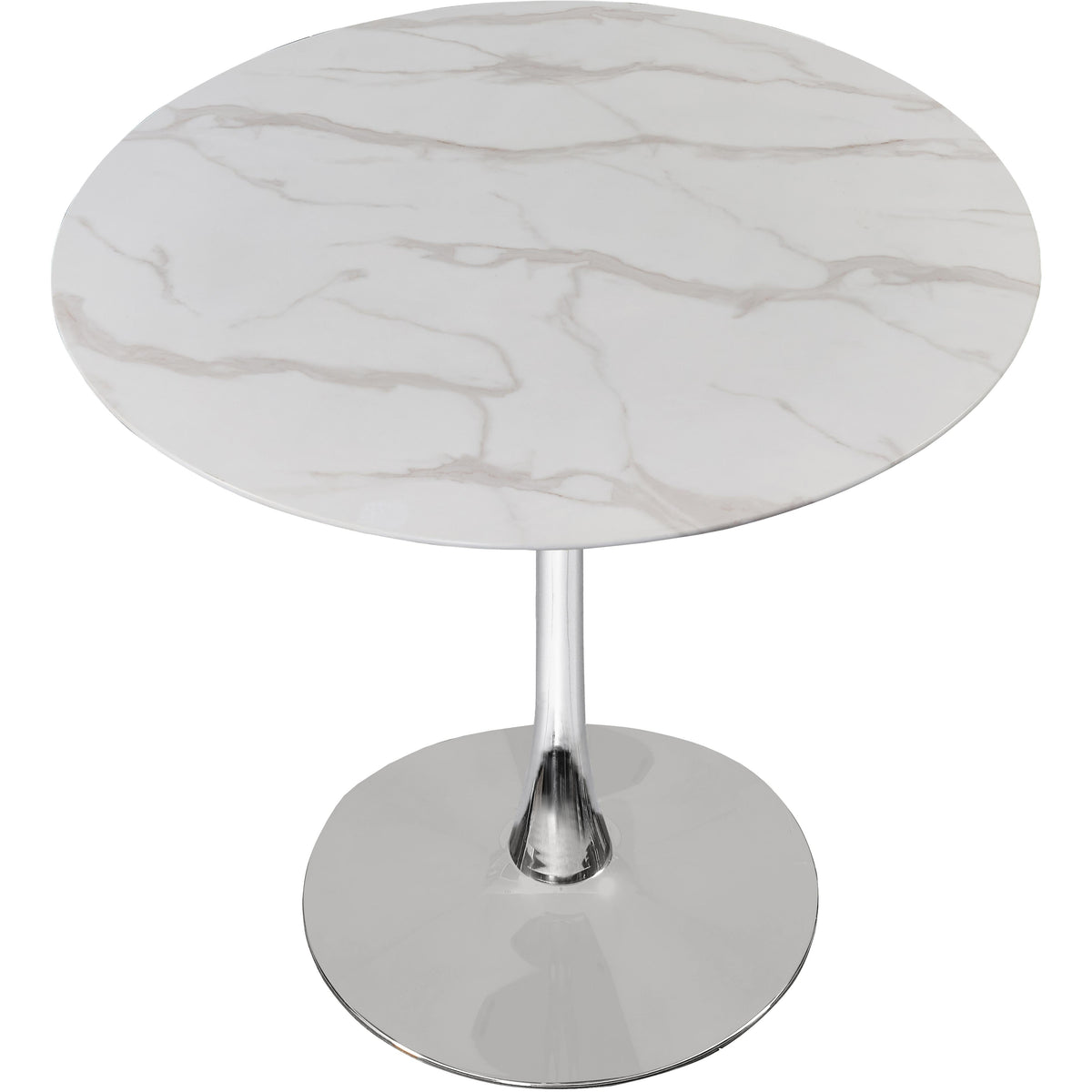 Meridian Holly Chrome Dining Table (3 Boxes)