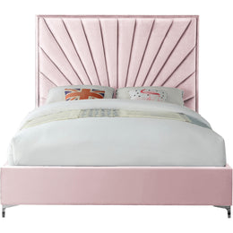 Meridian Eclipse Pink Velvet Full Bed